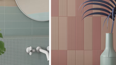 Norma i farverne Sand, Mint, Rød og Rosa