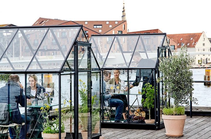 Glashusene ved Skuespilhuset i København. Foto: PR