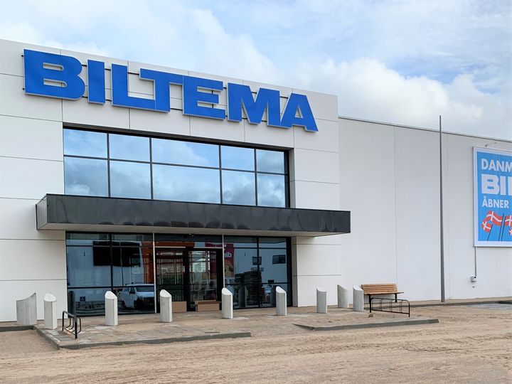 Det nye varehus i Hjørring har fået stor lokal opbakning, og med hele 6800 kvadratmeter bliver det Danmarks næststørste Biltema. Foto: PR.