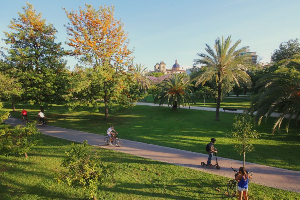 Turia Park i Valencia