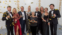Sidste års vindere af BILLED-BLADETs TV-GULD Foto: Hanne Juul, BILLED-BLADET