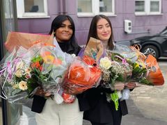 Jessica Sivakaran og Berfin Yücel, nyuddannede professionsbachelorer i skat, januar 2022, Københavns Professionshøjskole