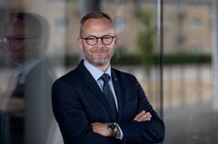 Adm. direktør Klaus Skjødt i Sparekassen Kronjylland kan glæde sig over fortsat vækst og høj kundetilfredshed.