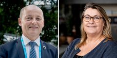 Ulrik Gernow og Nanna Højlund er nye medlemmer af Danmarks Erhvervsfremmebestyrelse. Foto: FH og Grundfos