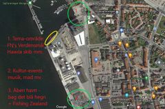 Kort over Walk in på Industraihavnen