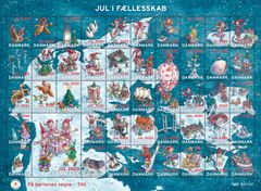 Julemærket 2020 havde titlen "Jul i fællesskab" og markerede 100-års jubilæet for genforeningen med Sønderjylland.