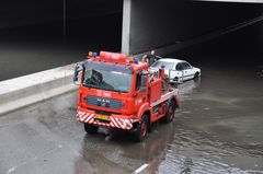 Billedtekst: Den våde sommer har også givet Falck ekstra arbejde på landets veje.
