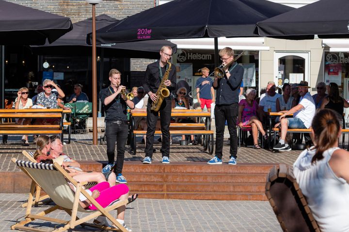 Nu går anden etape af områdefornyelsen i Nykøbing midtby snart i gang. Her skal Torvet bindes sammen med midtbyens handelsgader. Fotograf: Peter Larsen/Vores Nykøbing