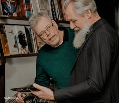 Klaus Lynggaard og Henrik Queitsch bestyrer podcasten Rockhistorier. Foto: Rita Kühlmann