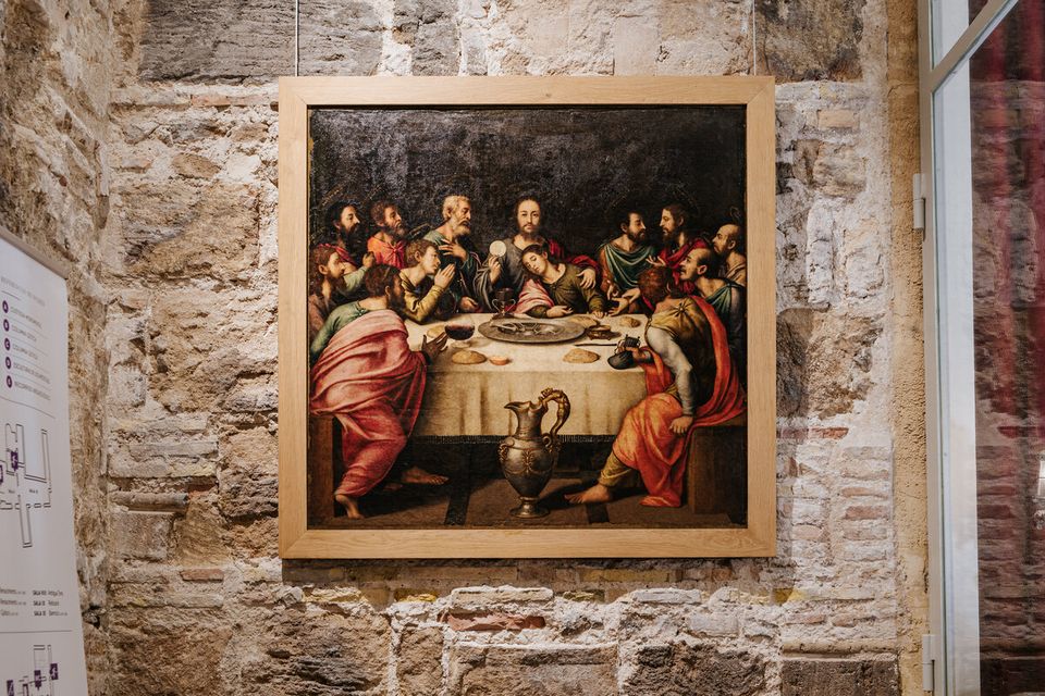 Last supper painting Museum Cathedral