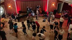 Dansfest med swingdans, DJ och liveorkester på Kulturværftet i Helsingør lördagen den 13 maj. Foto: Swingshoes
