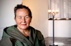 Ilse Kilde er offer for en flugtbilist og lever nu med synshandikap, kroniske smerter og angst. Men på Kronborg fandt hun tilbage til noget af det, der gør hende glad. Foto: Karen Grønkjær.
