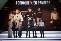 Vinder af Danskernes Idrætspris 2019 var Fodboldlinjen Randers. Foto: Lars Møller