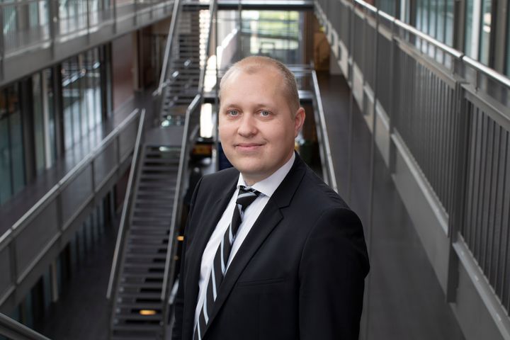 Robin Hjelgaard Løfgren er ny Head of Investor Relations i Topdanmark. Foto: Karina Tengberg.