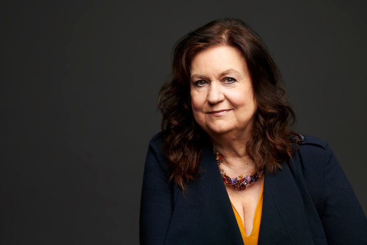 Maria Helleberg fokuserer på de tre romaner om hendes egen slægt. Foto: Robin Skjoldborg.