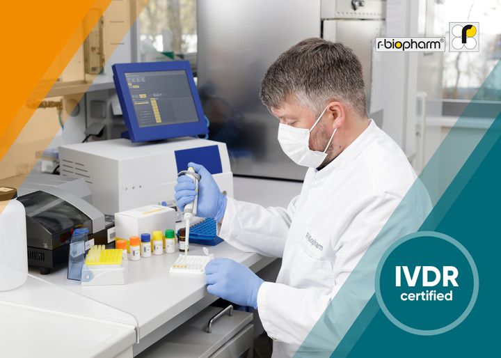 R-Biopharm's quality management system is IVDR certified.