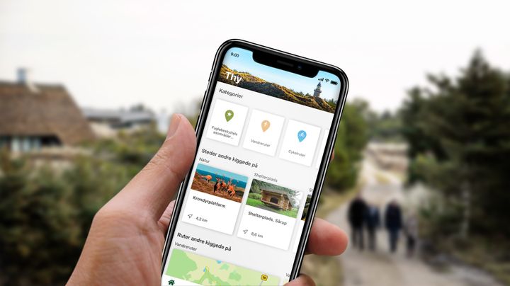 GeoGuide-app for  Nationalpark Thy