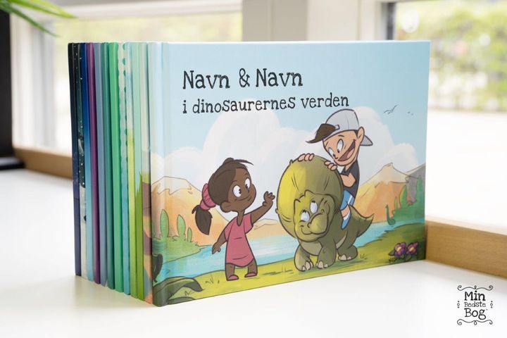 Børnebøger, hvor læseren selv er i hovedrollen, er så populære, at de skaber millionomsætning for Henrik Højgaard Jensen, iværksætteren bag Min Bedste Bog. Foto: PR.