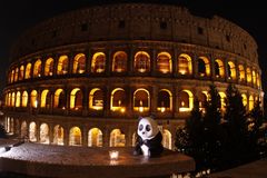 Earth Hour i Rom 2021. Foto: Emanuele Coppola / WWF-Italy