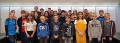 Fælleselevrådet med udvalgsformand Henrik Rønnow.