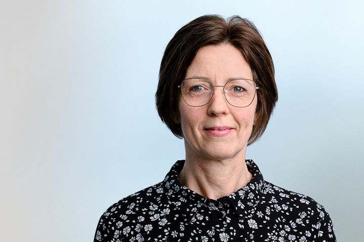 51-årige Heidi Skibsted Borup er ny rådgiver i Middelfart Sparekasse i Vejle. PRfoto