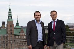 Thomas Frommelt, partner i Deloitte, og Lars Storr-Hansen, adm. direktør i Dansk Byggeri