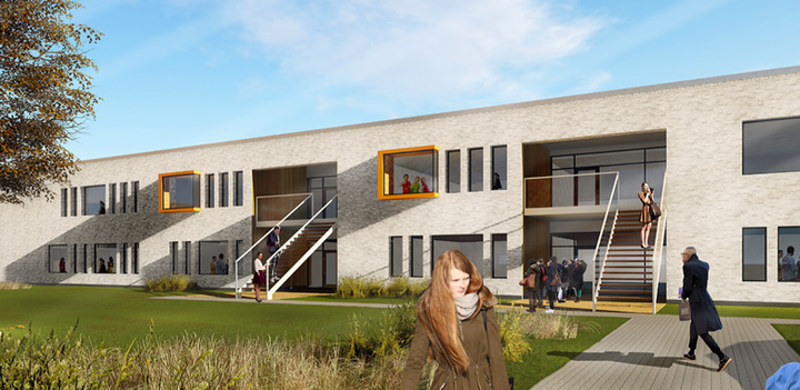 Illustration: Konsortiet Chr. Johannsen A/S og Ommen & Møller A/S - Arkitekterne Blaavand & Hansson A/S, Mangor & Nagel A/S og Balslev Rådgivende Ingeniører A/S