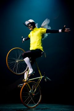 Cykelmyggen Egon. Foto: Anders Debel Hansen/Bellevue Teatret