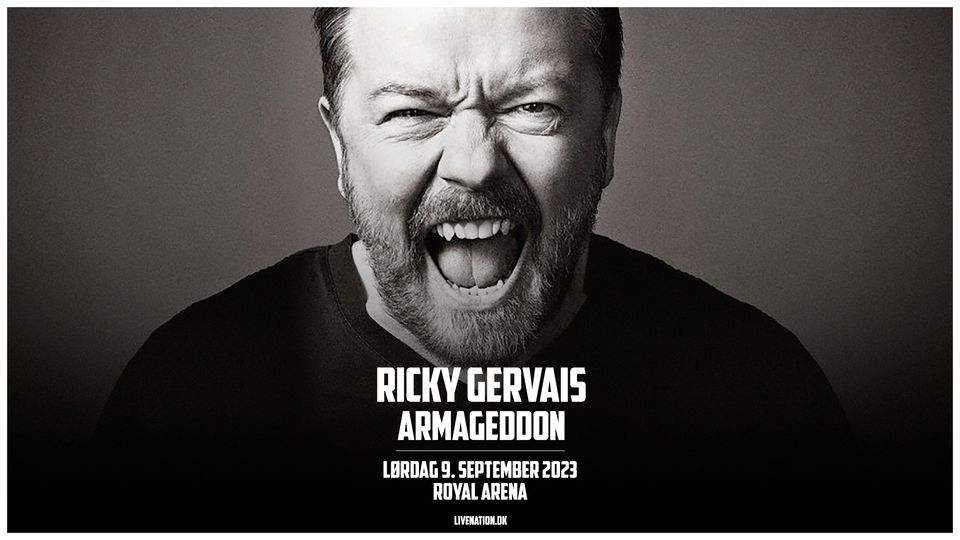 Ricky Gervais kommer til Danmark med sit nye show Armageddon | Live  Nation Denmark ApS
