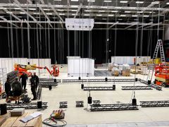 Opbygningen til VVS'23 er i fuld gang - Jyske Bank Arena