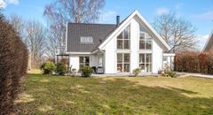 Her er vi over 200 kvm i Hørsholm. Foto: home
