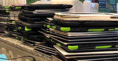 De ca. 300 udtjente og ødelagte iPads fra Gladsaxes daginstitutioner bliver en del af et bæredygtigt kredsløb.