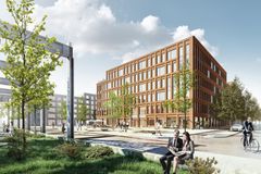 Når Magnolia Hus i Valby slår dørene op i februar 2023, bliver det med NREP som ejer og operatør af kontorlokaler og parkeringskælder. (Illustration: Holscher Nordberg Architecture And Planning)