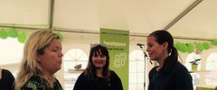 Mai Mercado besøgte headspaceteltet under årets folkemøde på Bornholm.