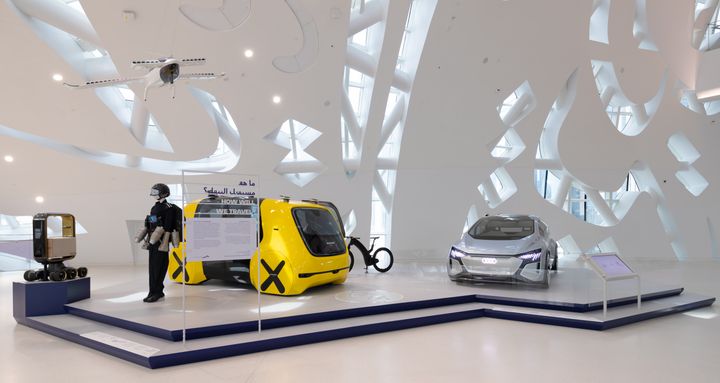 'Fremtiden i dag' er en af mange temaudstillinger i Museum of the Future i Dubai
