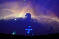 Hver måned er der Fuldmåneaften i Planetariet på Steno Museet. Foto Erik Balle og Science Museerne
