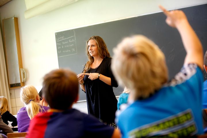 Hvilken lærer synes du, har gjort særlig indtryk? Send en personlig tak til din lærer på www.via.dk/taklærer. Foto: VIA University College