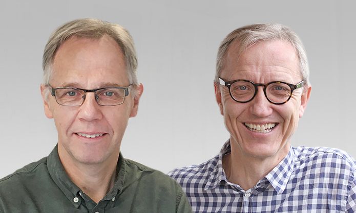 Hans Thordal-Christensen (tv.) og Michael Broberg Palmgren