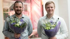 Lasse Drustrup Christensen og Lukas Nic Dalgaard  har vundet DBC's Specialepris for deres afgangsprojekt