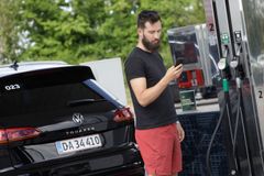Under EM i Danmark brugte chaufførerne OK Mobil-tankkort og tankede derfor via OK's app. Det var både nemt i praksis og i administration. Foto Ole Hartmann Schmidt