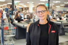 Formand for De Samvirkende Købmand, købmand Lisbeth Dalgaard, Dalgaard Supermarked.