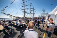 Der vil igen i år være musikalske indslag rundt på hele havnen til at underholde de mange gæster. Foto: Esbjerg Kommune