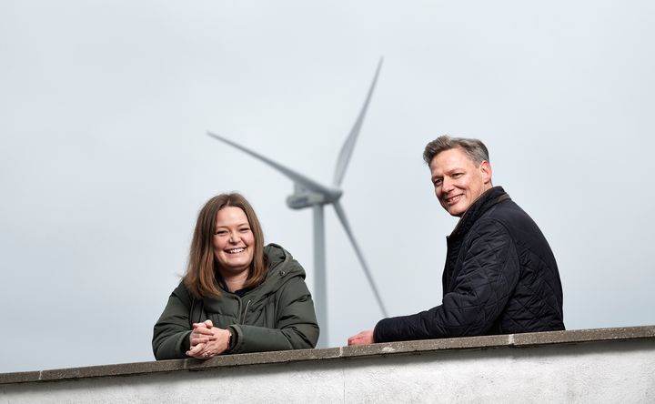 Kia Marie Jerichau, Energinet, og Thomas Elgaard, Energi Danmark. Foto Robert Wengler