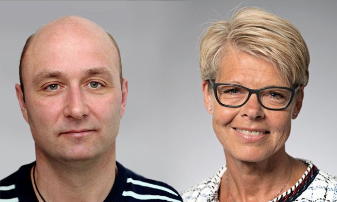 Lars Erik Larsen og Helle Krogh Johansen