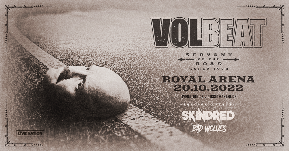 Volbeat spiller endelig koncert i Danmark igen! | Live Nation Denmark ApS