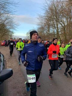 Patrick Byberg fra Slagelse løber søndag den 19. maj sit første maraton. (Privatfoto)