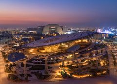Expo2020 pladsen i Dubai.