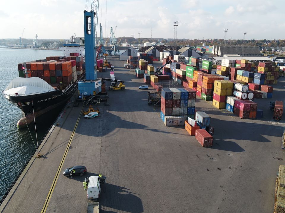 Containerterminal Fredericia Havn_ADP pressebillede