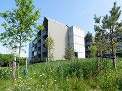 Krebsehusene i Esbjerg er blandt de byggerier, som Dansk Boligbyg afleverede i seneste regnskabsår – fremtidens seniorby med 76 boliger, plejecenter og lægehus. Billede kan frit benyttes ved omtale af Dansk Boligbyg.
