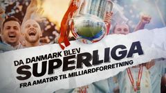 YouSee's nye dokumentarserie "Da Danmark blev Superliga" fortæller historien om en dansk fodboldindustri, der har gennemgået en massiv revolution fra 1970'erne frem til i dag. Foto: FC København.